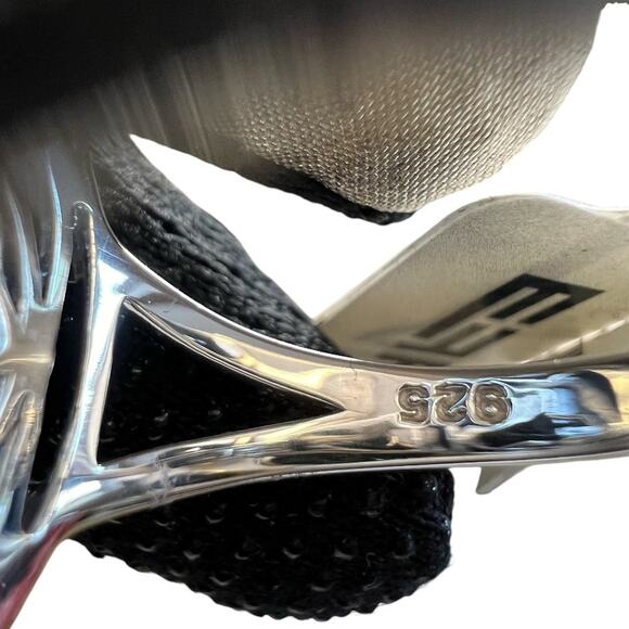 EFFY ENY Women's Sterling Silver & Onyx Ring - Size 7 NW - Picture 5 of 7